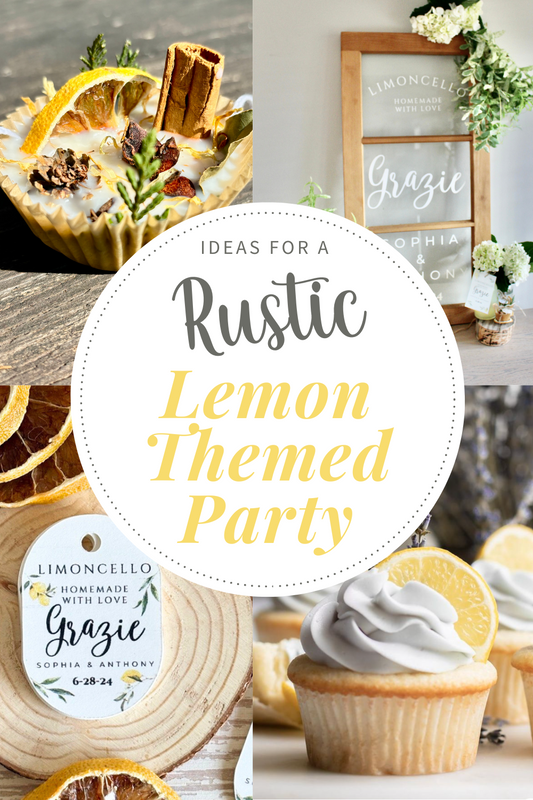 Rustic Lemon Themed Party Ideas