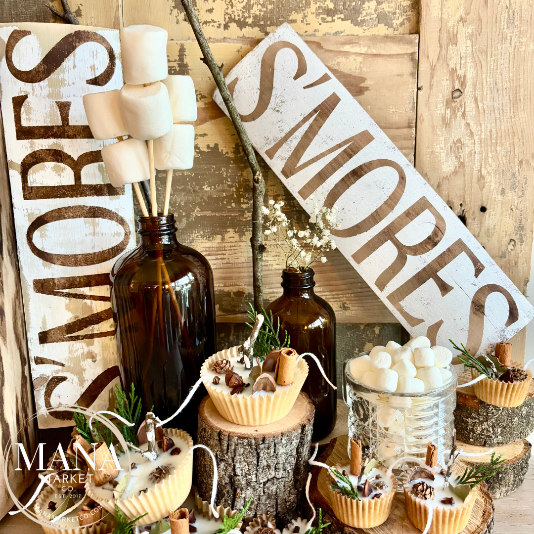 S'MORES Sign for Rustic Dessert Bar Theme