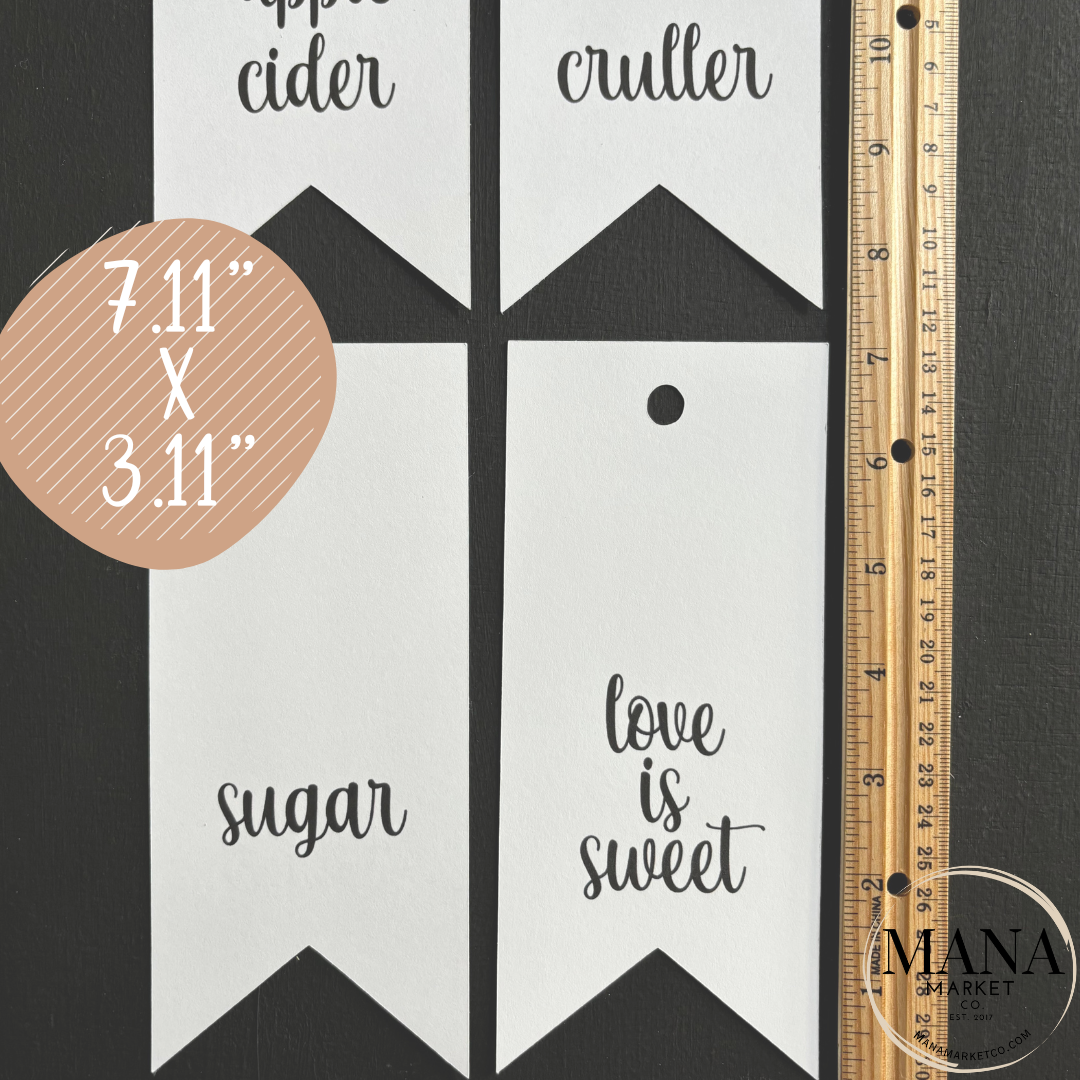 Donut Stand Tags