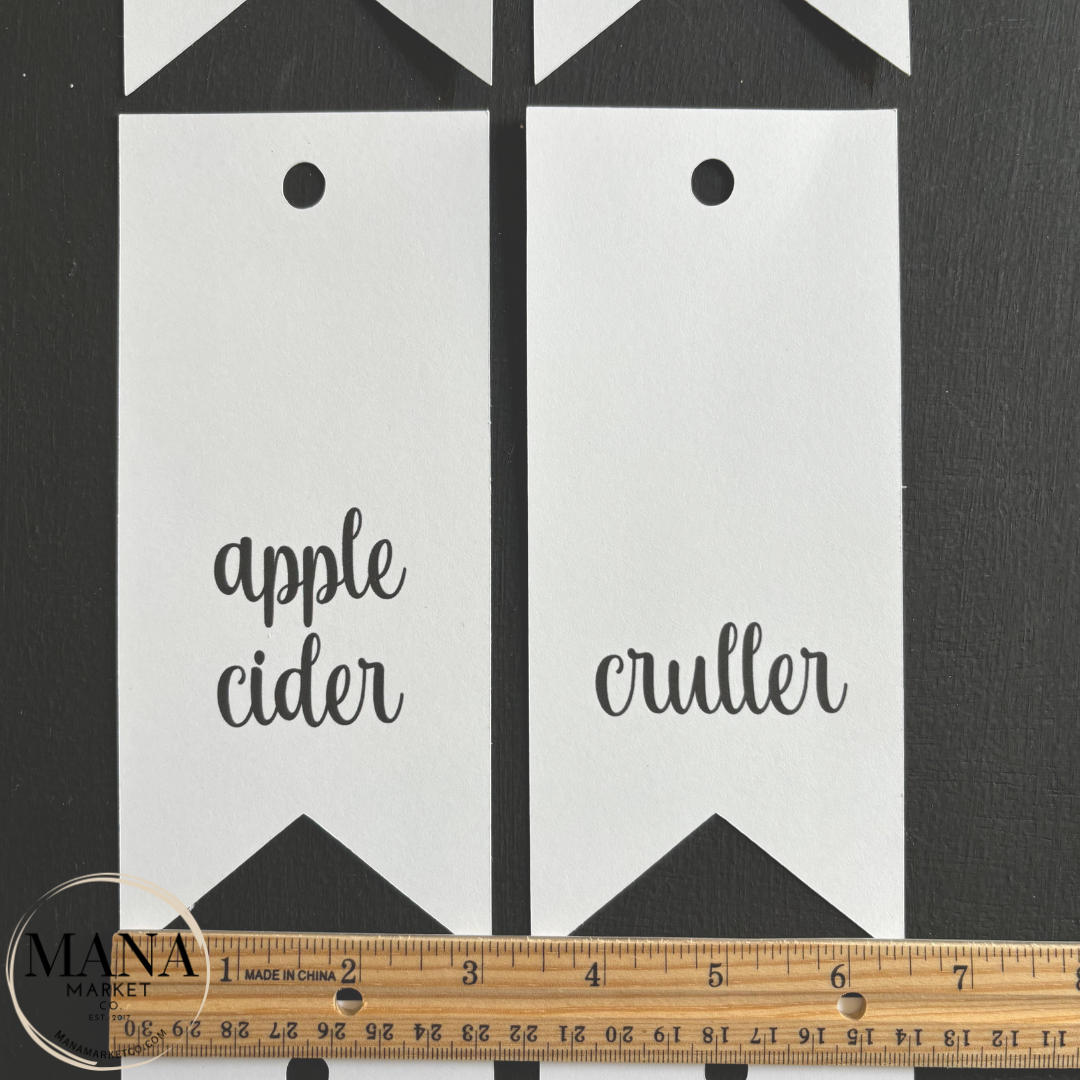 Donut Stand Tags