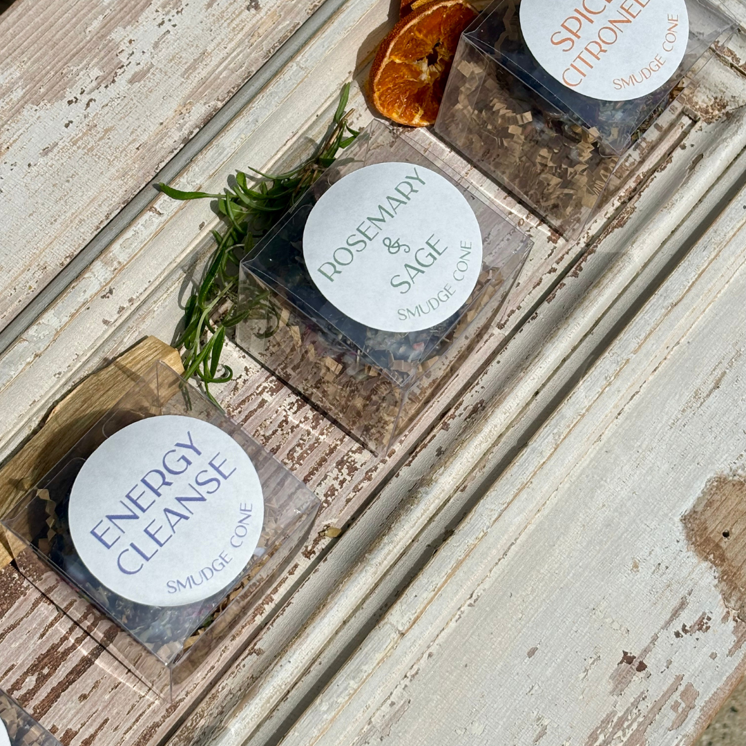 Smudge Cone Cleanse + Manifest Scented Sage Smudging Cones