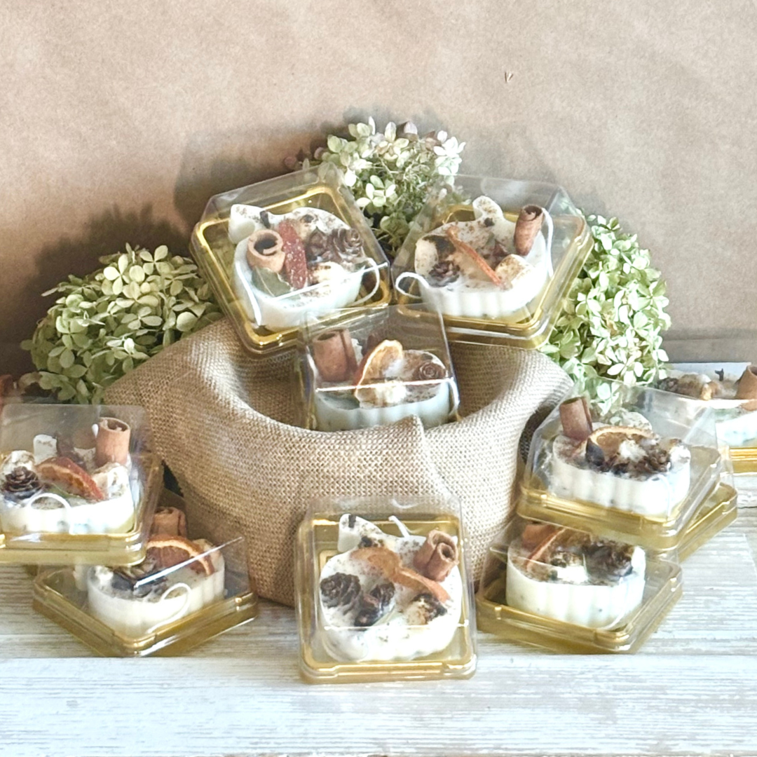 Pumpkin Fire Starter Favors for Fall Rustic Wedding and Thanksgiving Gifts for Hostess