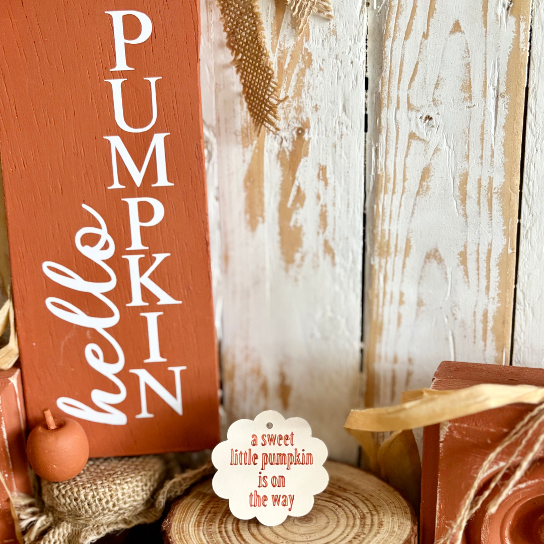 A Sweet Little Pumpkin Is On The Way Favor Tag
