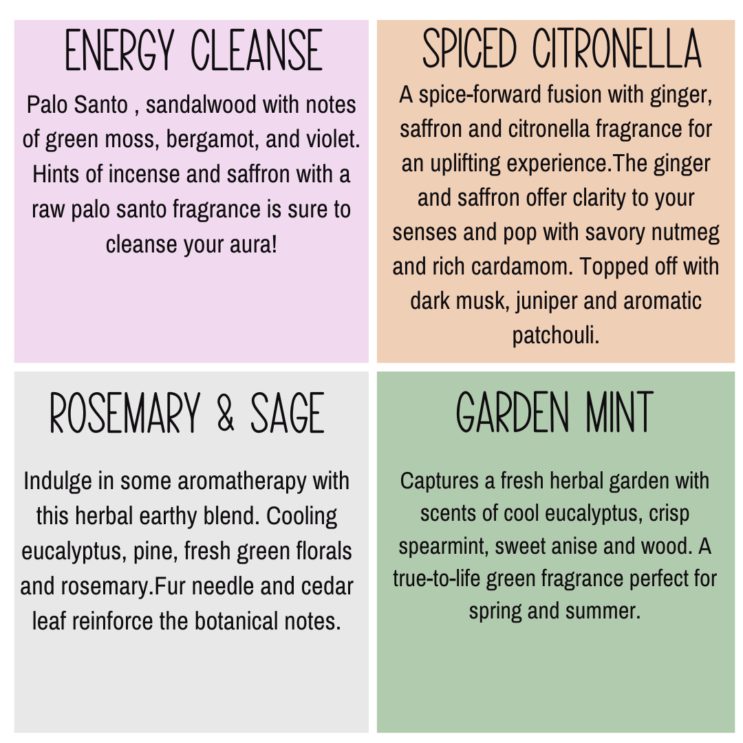 Smudge Cone Cleanse + Manifest Scented Sage Smudging Cones