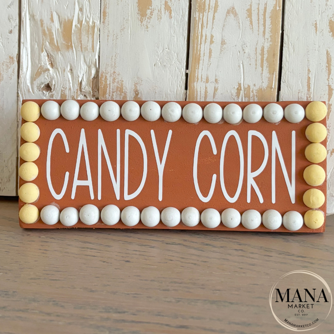 Candy Corn Sign