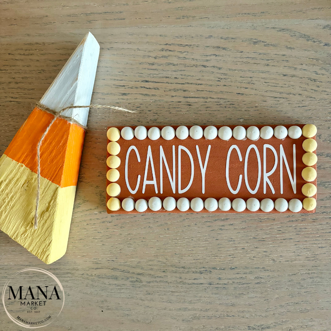 Candy Corn Sign