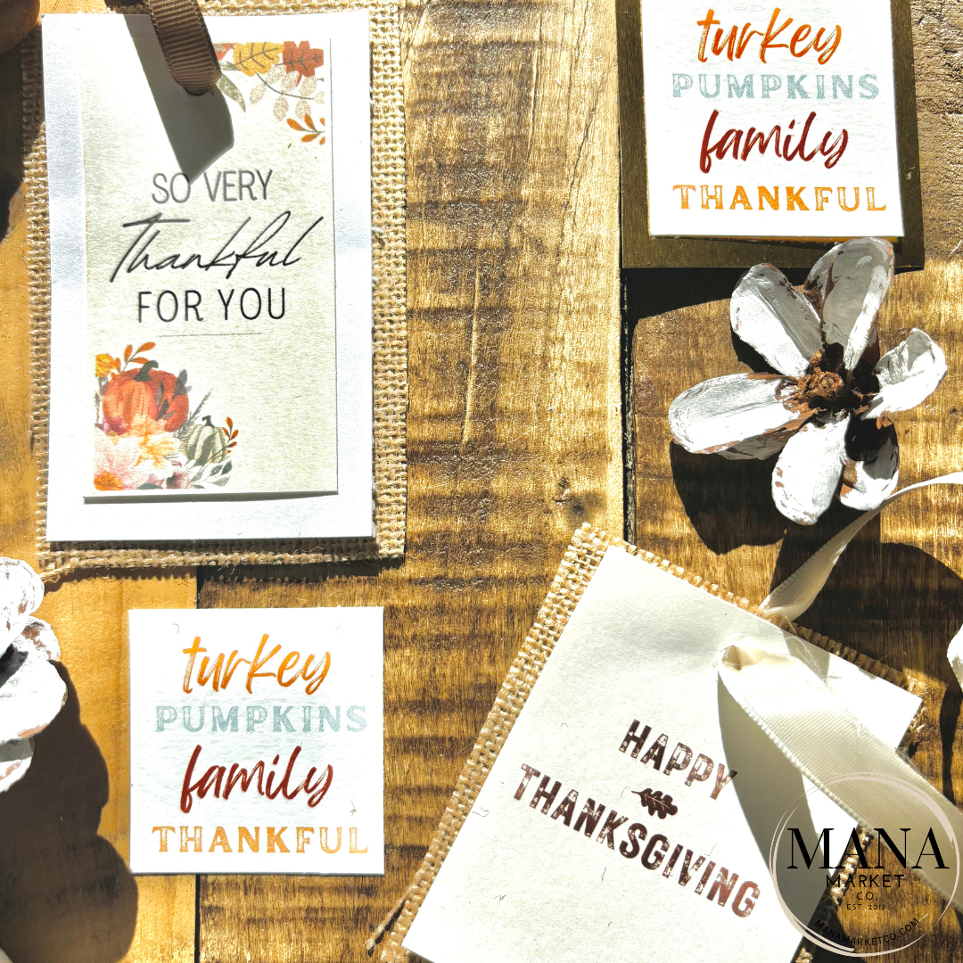 Thankful For You Printable Tag Bundle