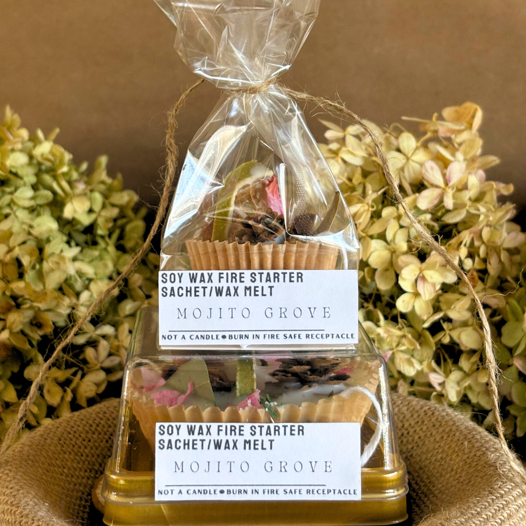 Soy Wax Fire Starter Scented Sachet and Wax Melt Favors & Gifts