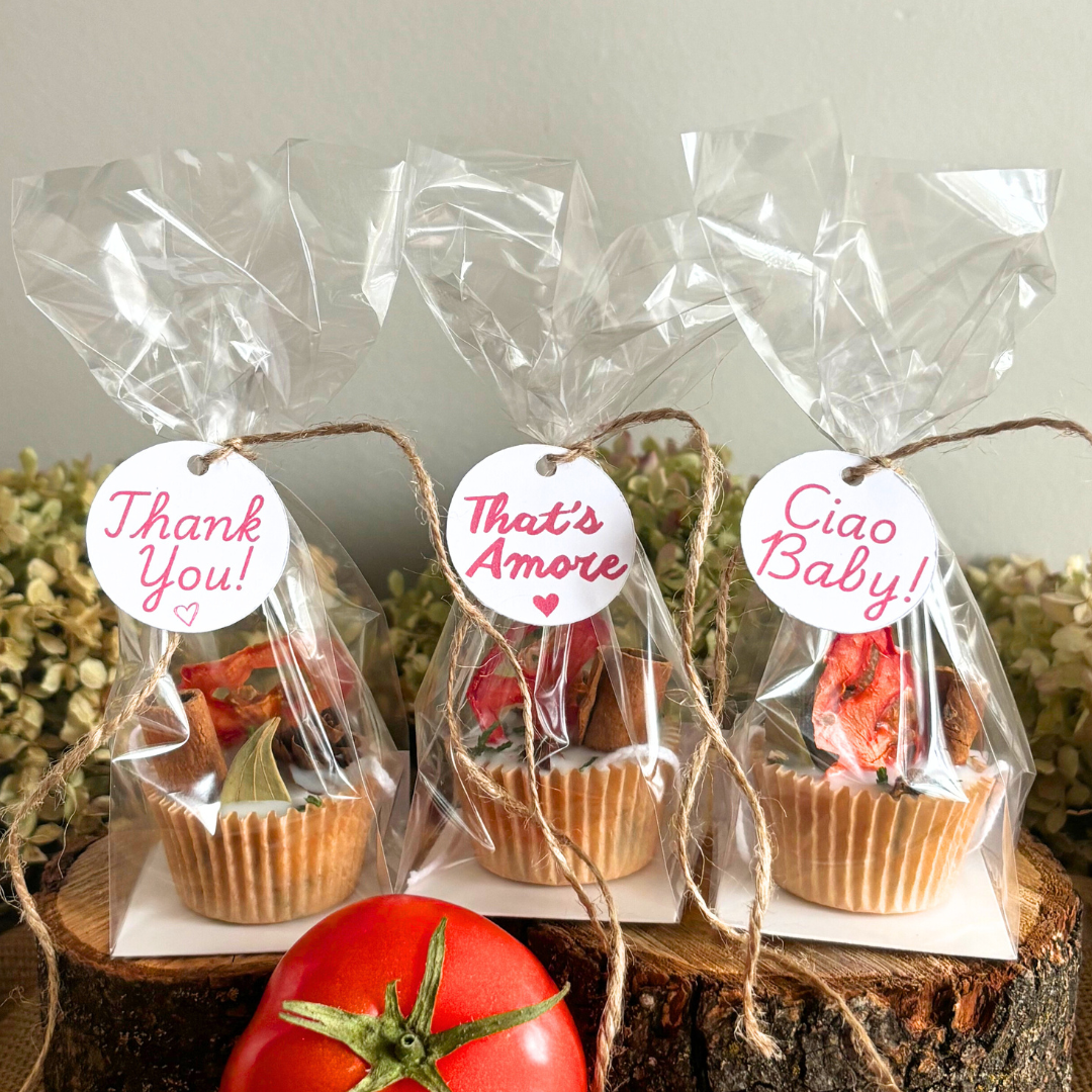 Tuscan Garden Mini Fire Starter Favors