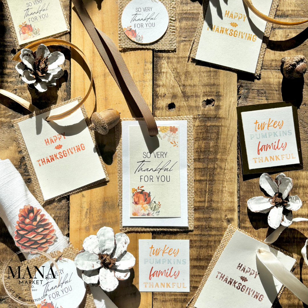 Thankful For You Printable Tag Bundle