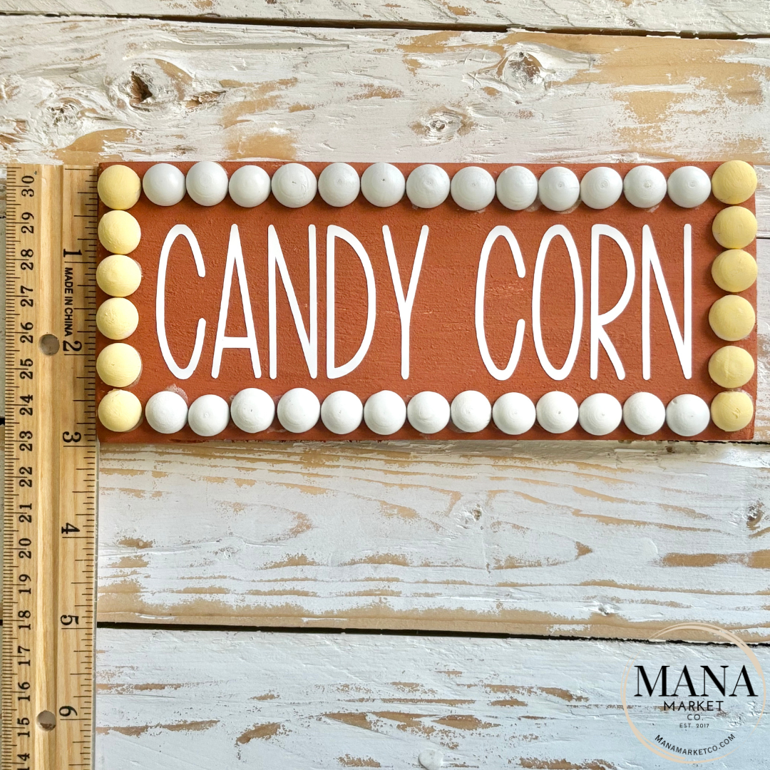 Candy Corn Sign