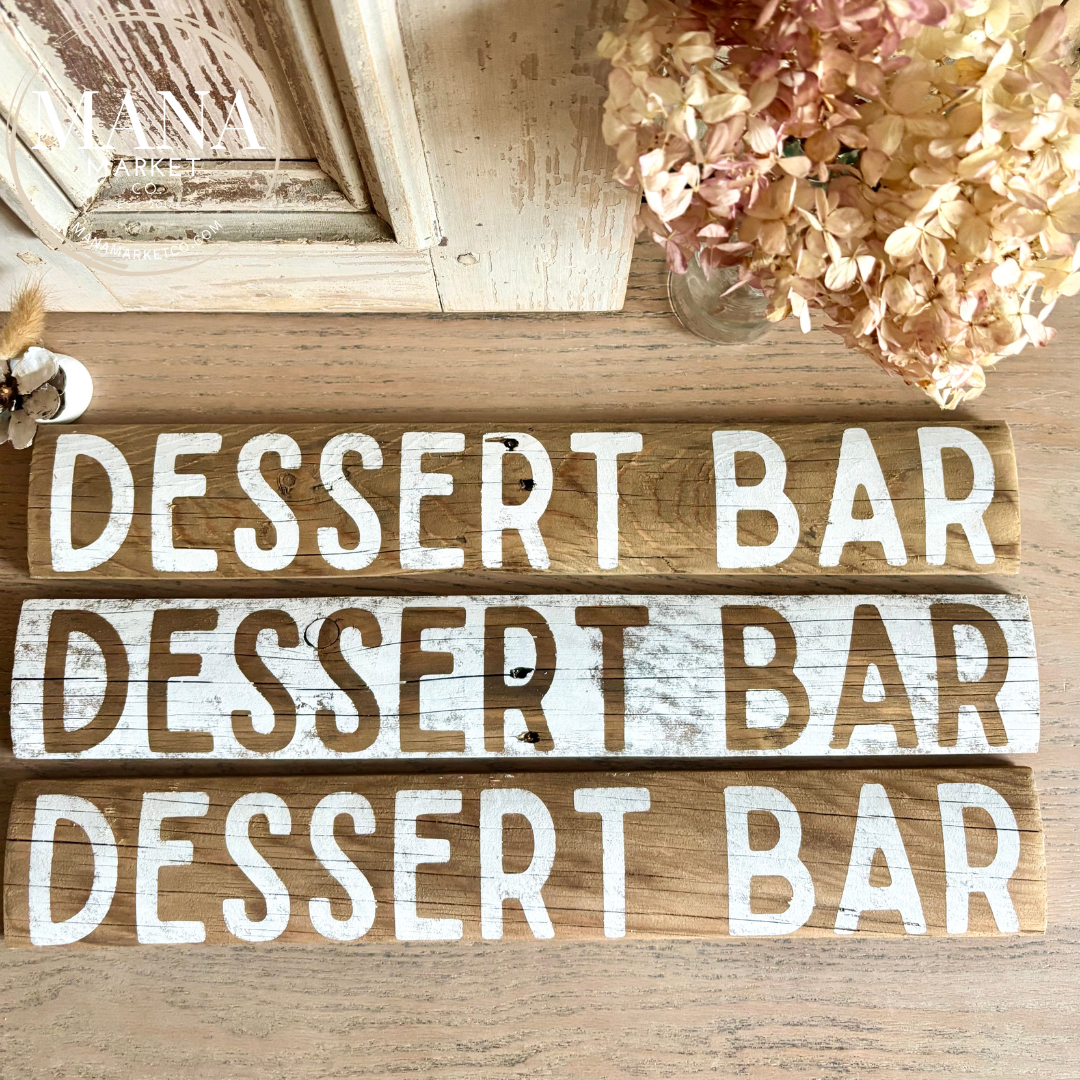 Dessert Bar Sweets Table Sign