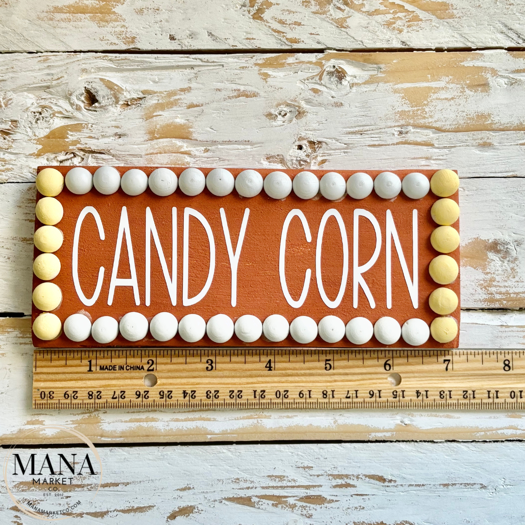 Candy Corn Sign