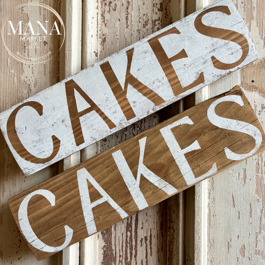 Rustic Cake Sign