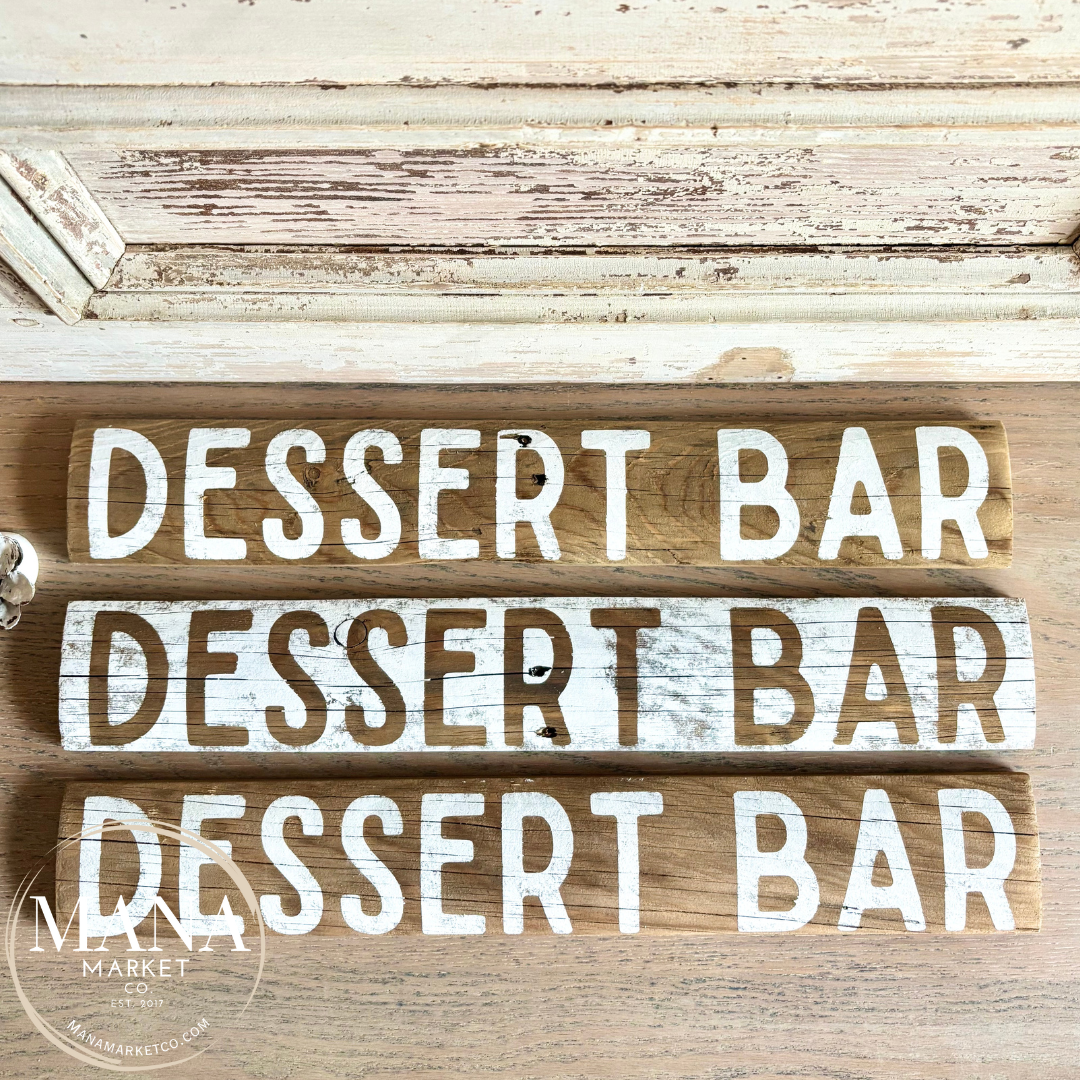 Dessert Bar Sweets Table Sign