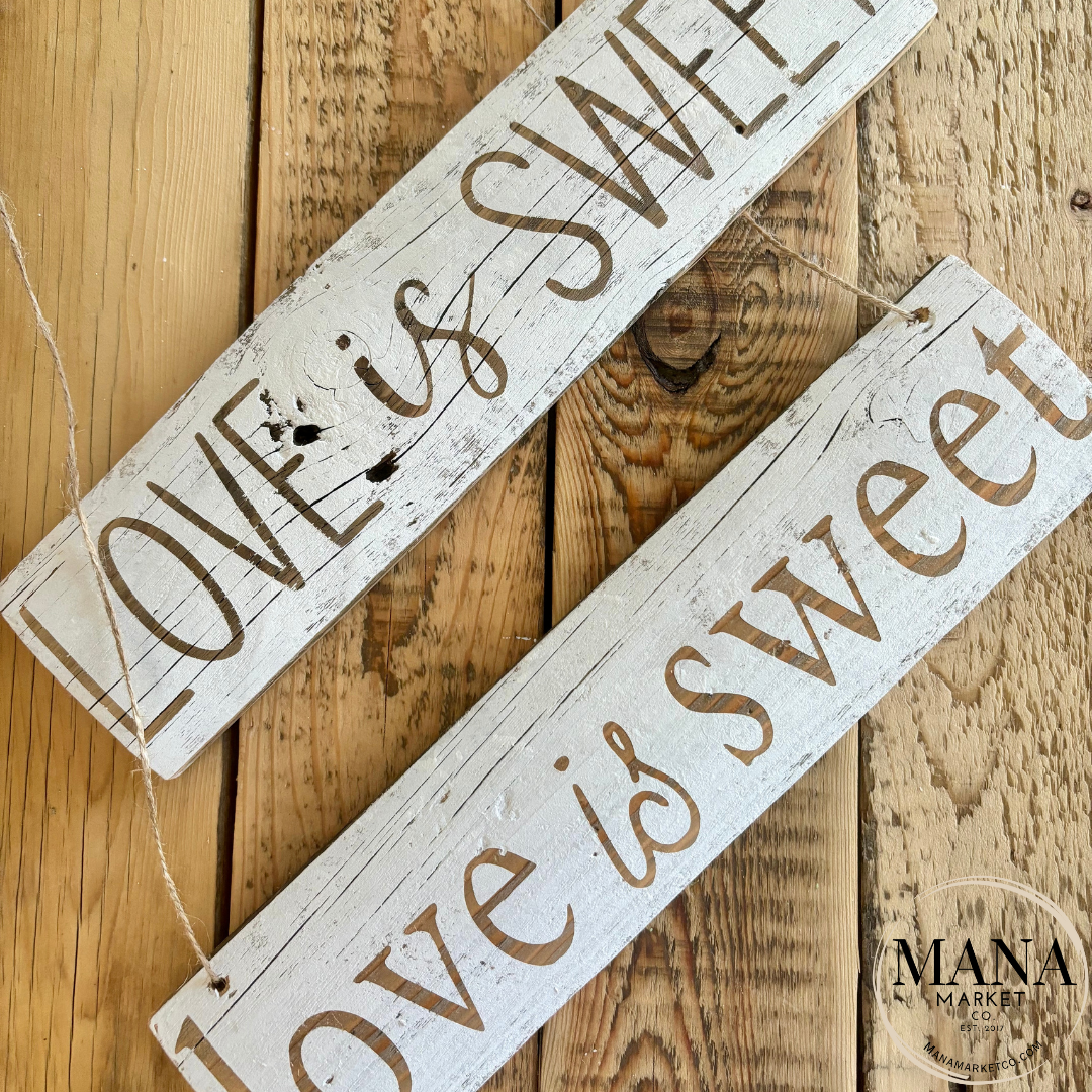 Love is Sweet Sign for Dessert Table