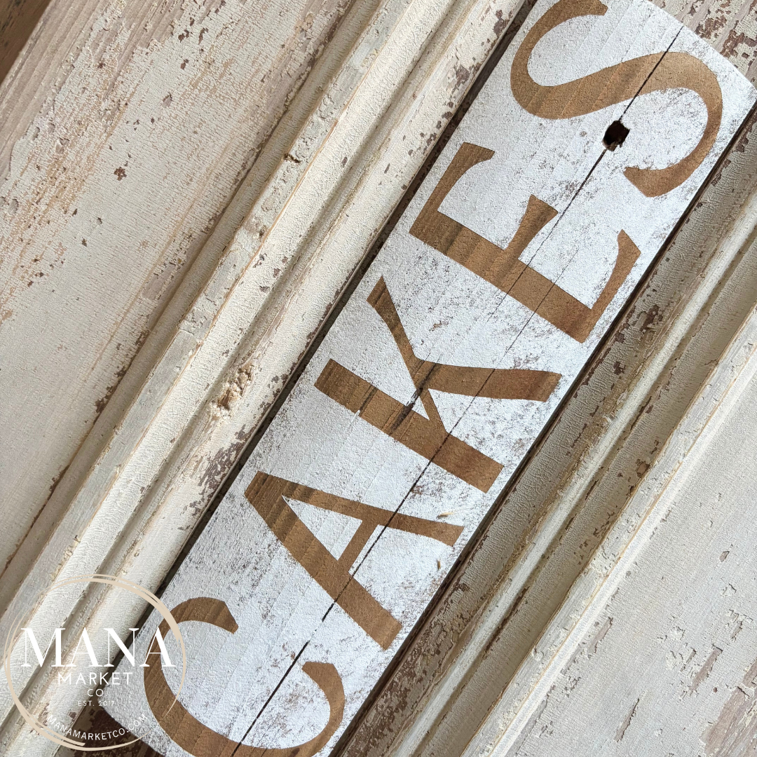 Rustic Cake Sign