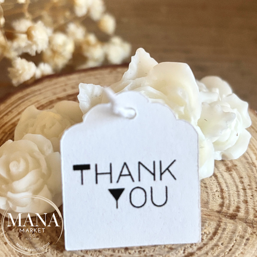 Thank You Gift Tag with Scalloped Edge