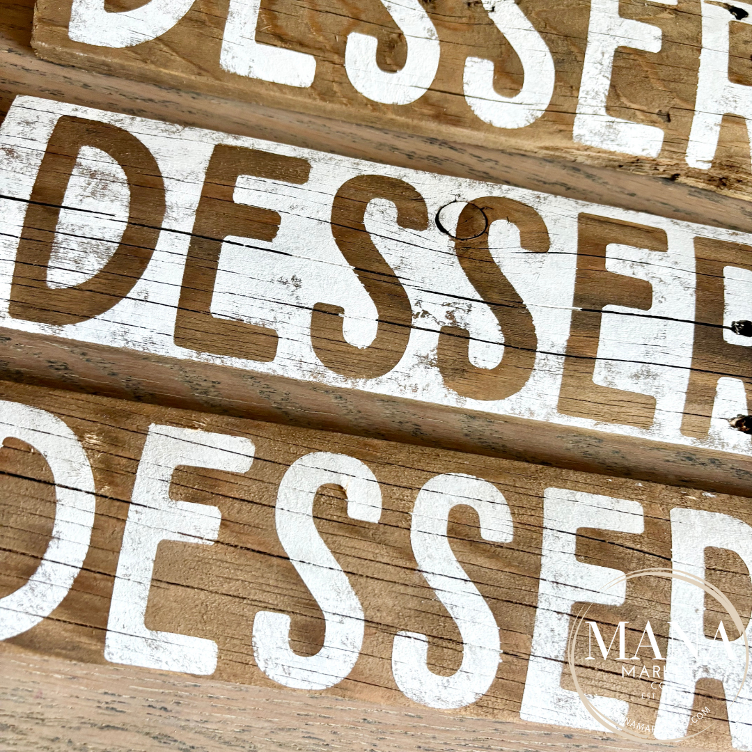 Dessert Bar Sweets Table Sign