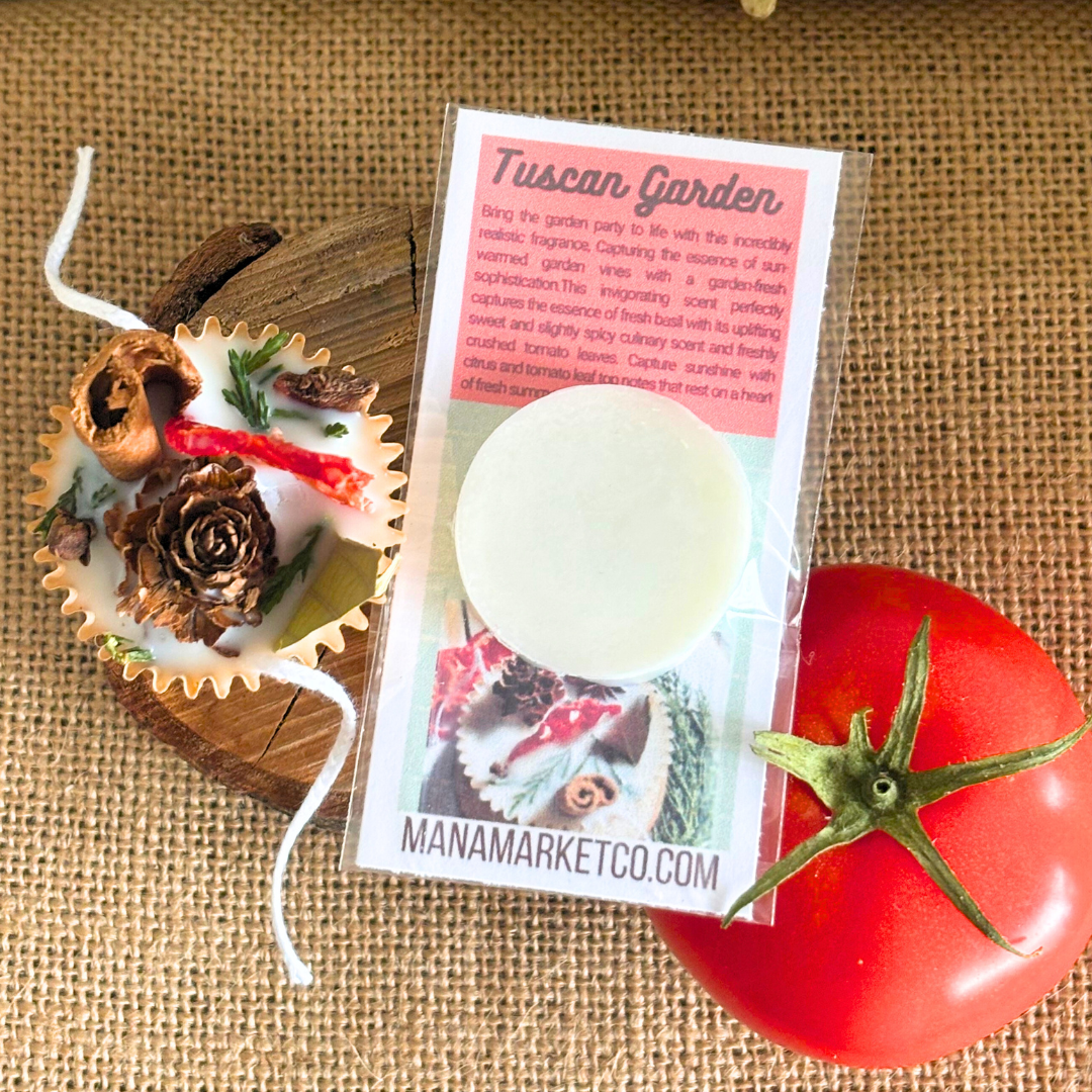 Tuscan Garden Mini Fire Starter Favors