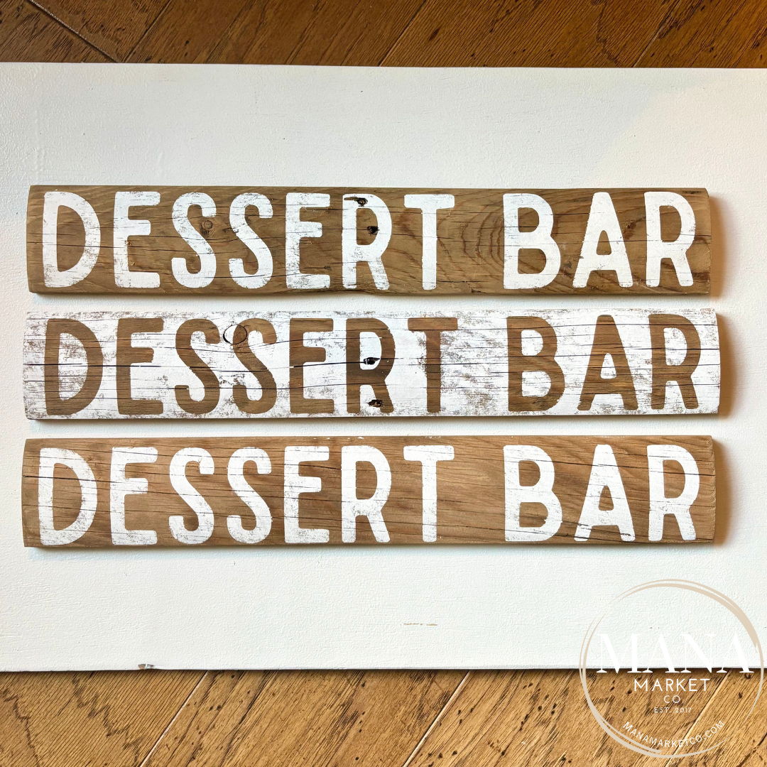 Dessert Bar Sweets Table Sign