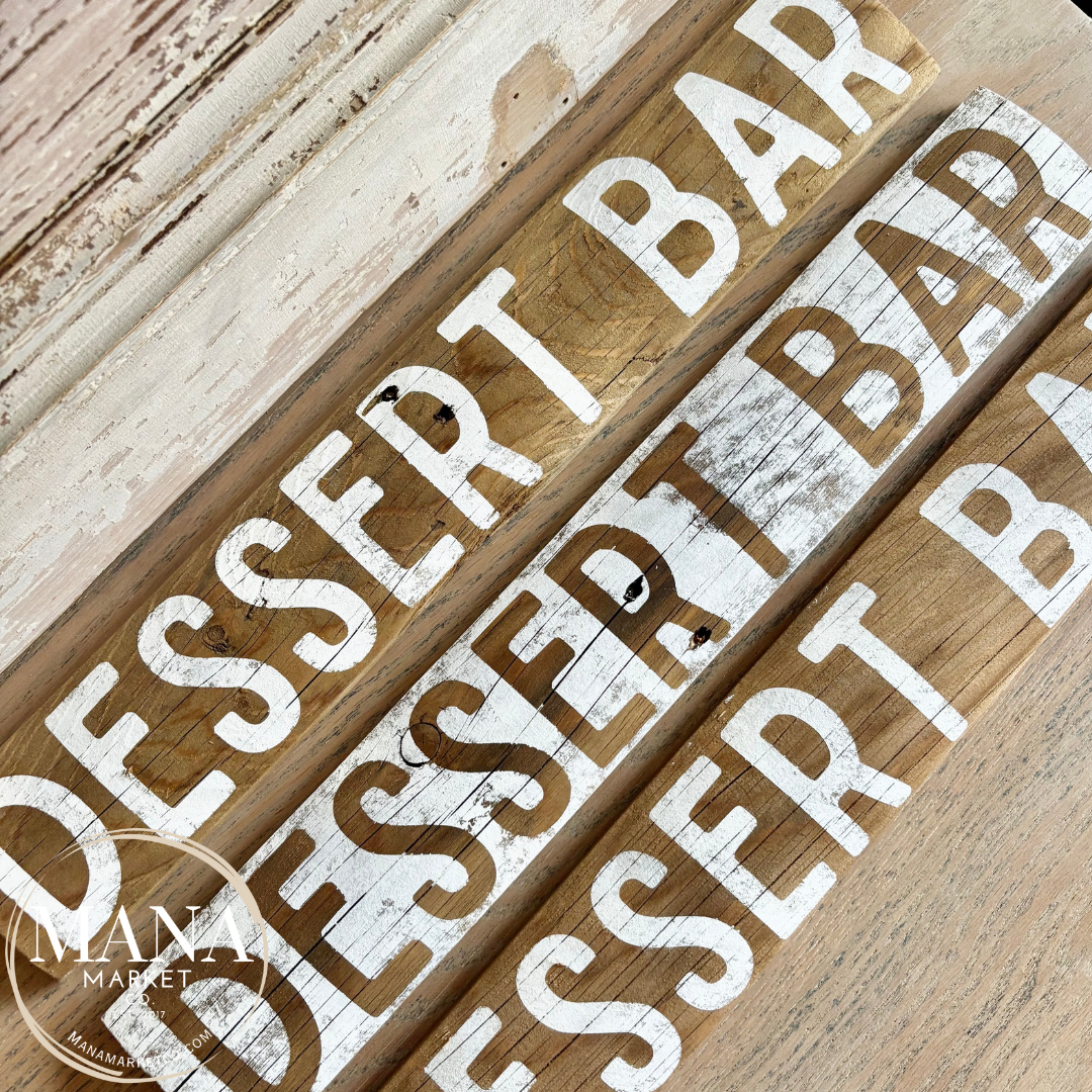 Dessert Bar Sweets Table Sign