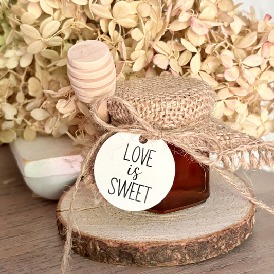 Love is Sweet Round Gift + Favor Tags