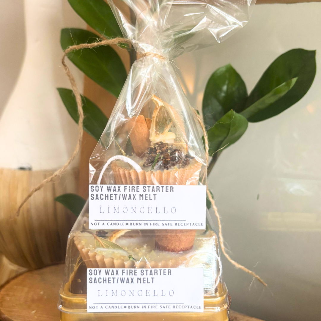 Soy Wax Fire Starter Scented Sachet and Wax Melt Favors & Gifts