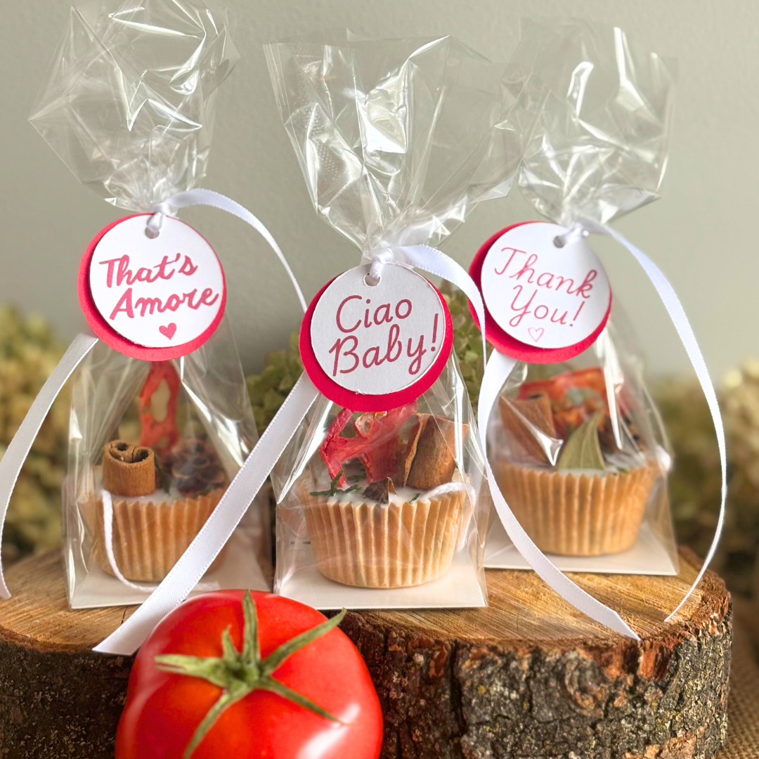 Tuscan Garden Mini Fire Starter Favors