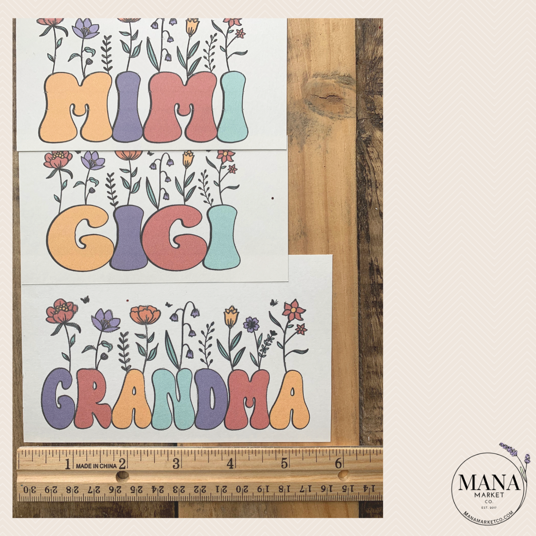 Mama | Nana | Nonna | Gigi | Grandma Gift Tags