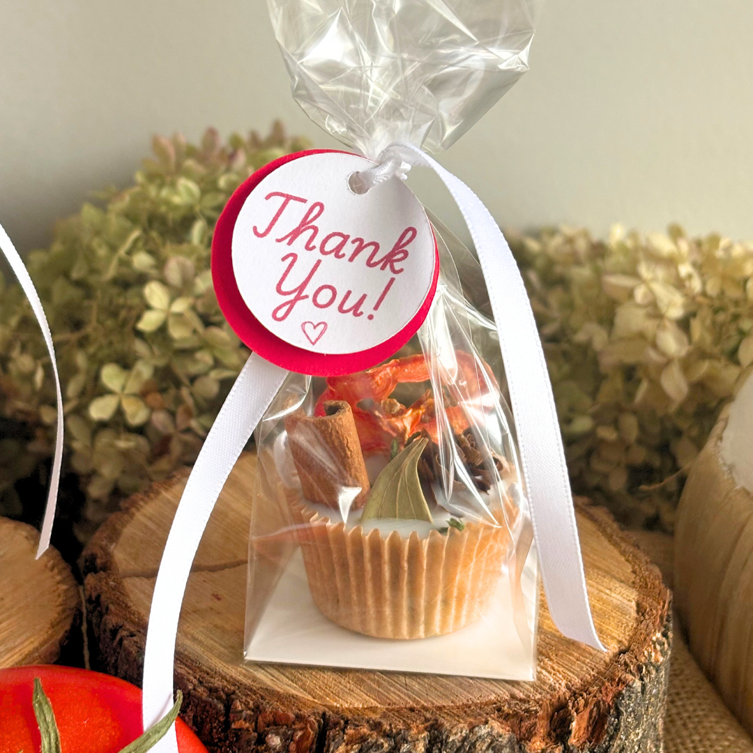 Tuscan Garden Mini Fire Starter Favors