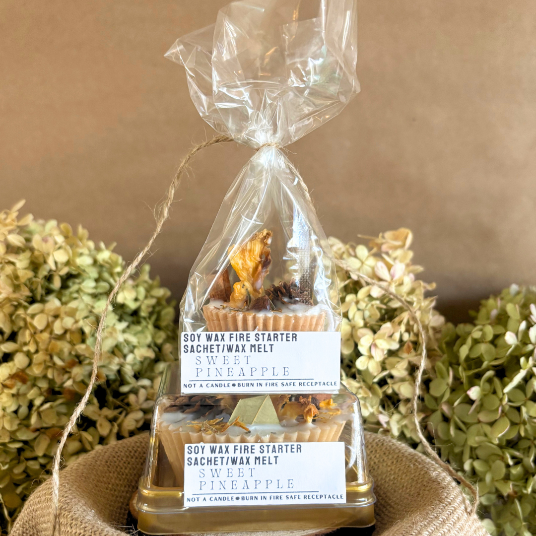 Soy Wax Fire Starter Scented Sachet and Wax Melt Favors & Gifts