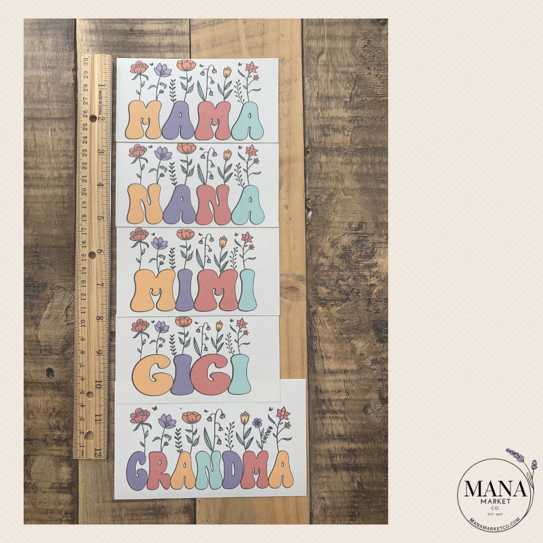 Mama | Nana | Nonna | Gigi | Grandma Gift Tags