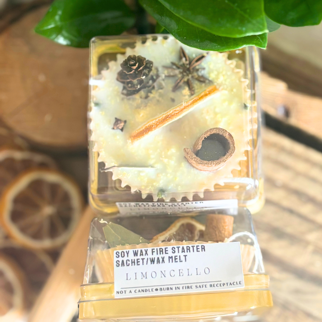 Soy Wax Fire Starter Scented Sachet and Wax Melt Favors & Gifts