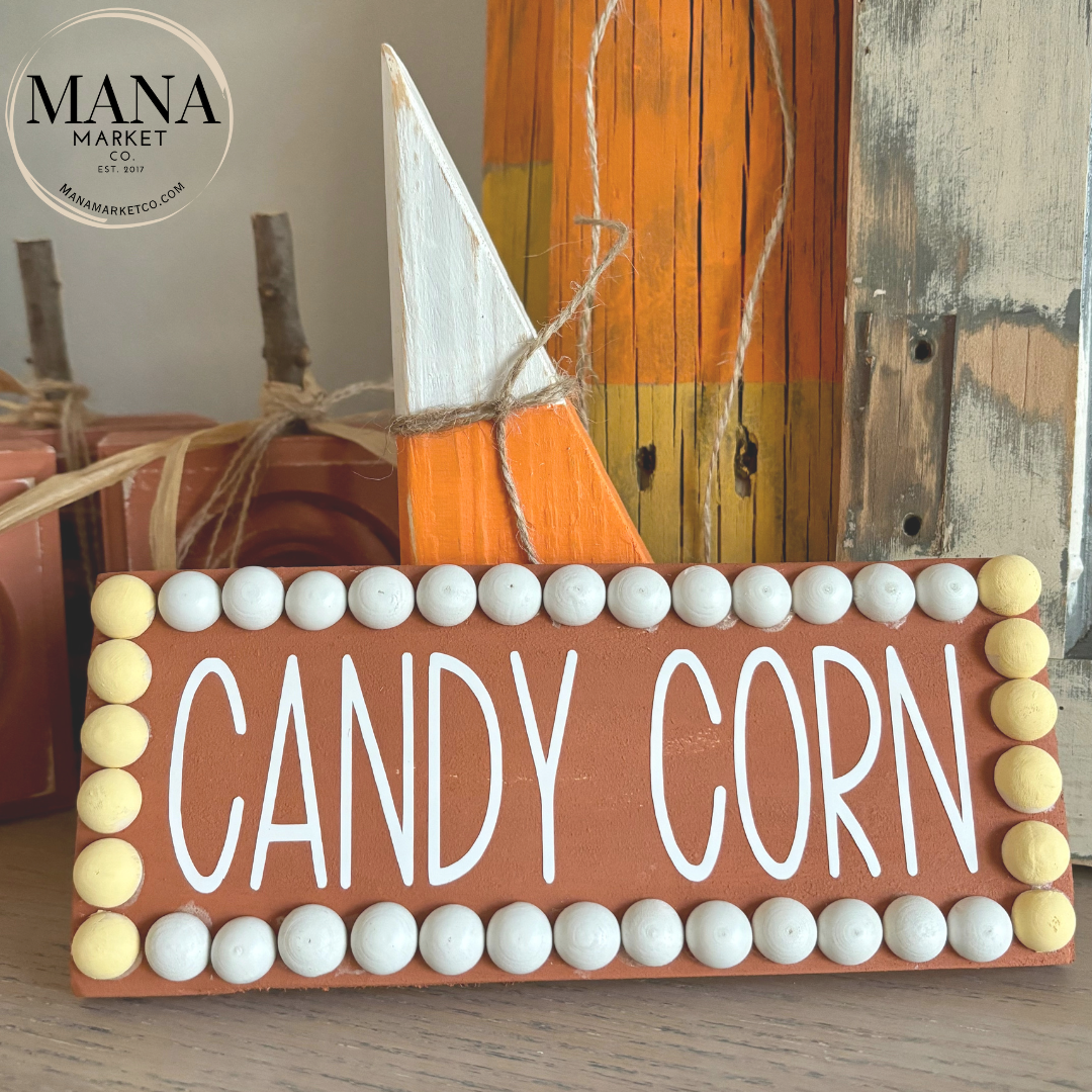 Candy Corn Sign