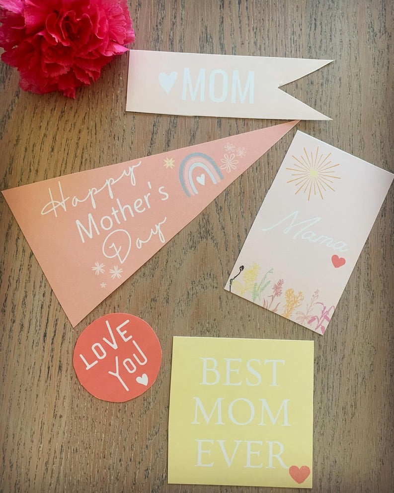 Mother's Day Flag + Tags