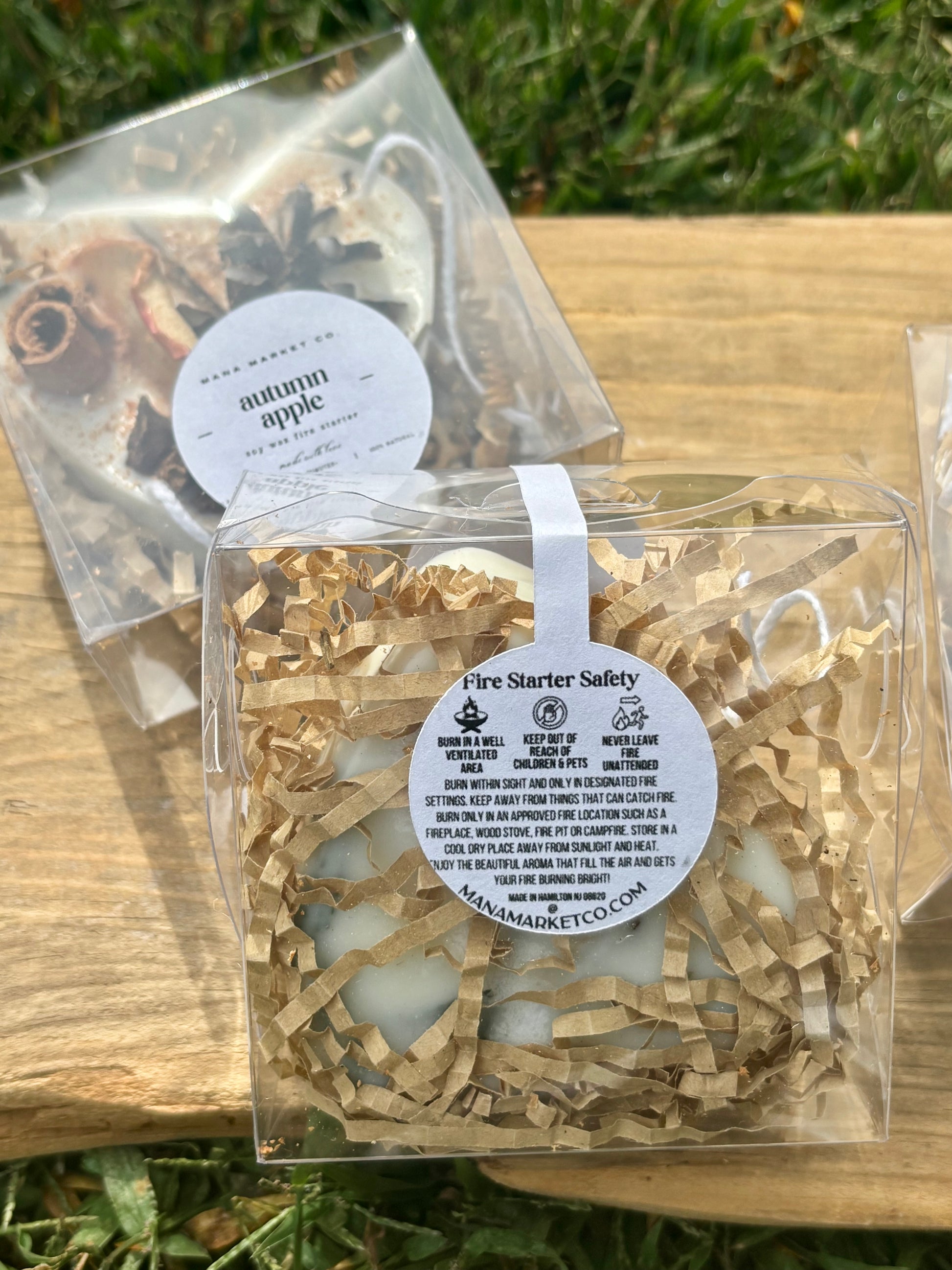 Individually boxed Fire Starter Favors in 12 Different Scents for Wedding Favors or Gifts