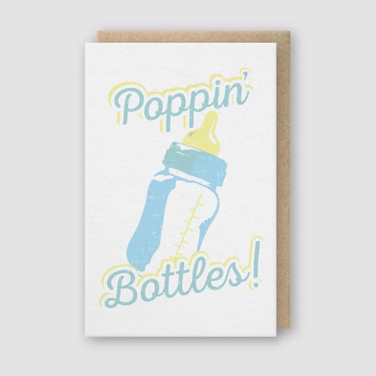 Poppin' Bottles Greeting Card