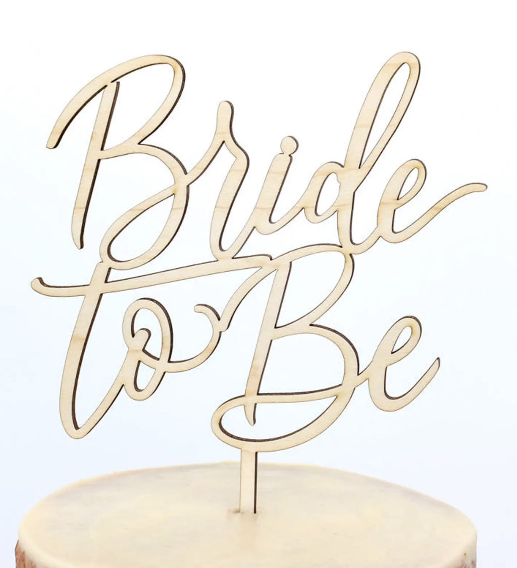 Bride to Be Cake Topper,Wedding Shower Cake Topper