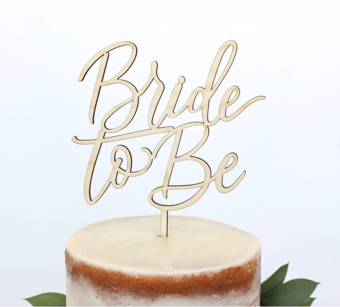 Bride to Be Cake Topper,Wedding Shower Cake Topper