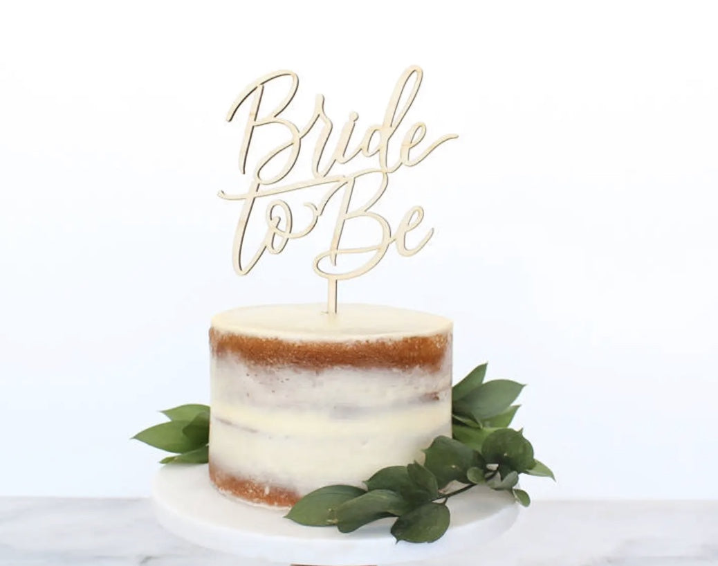 Bride to Be Cake Topper,Wedding Shower Cake Topper