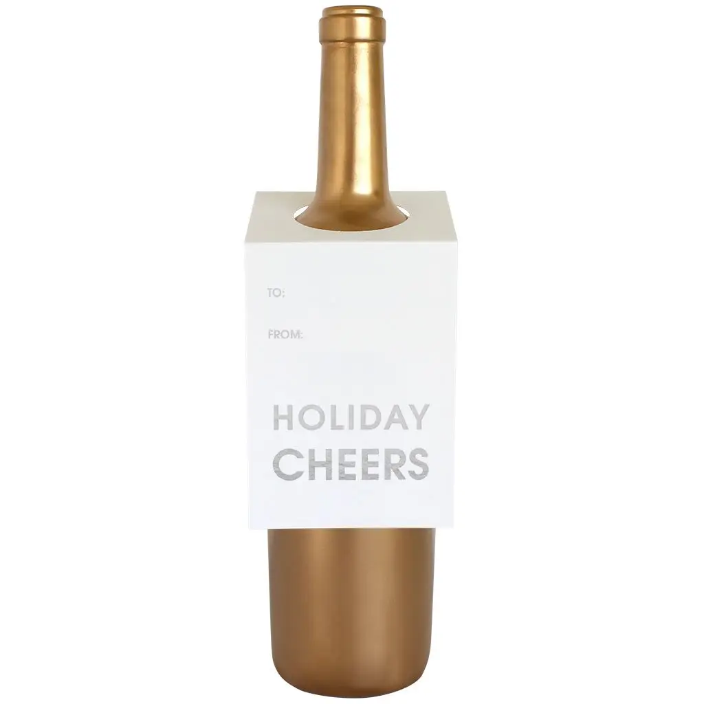 Holiday Cheers Wine & Spirit Tag - Singles